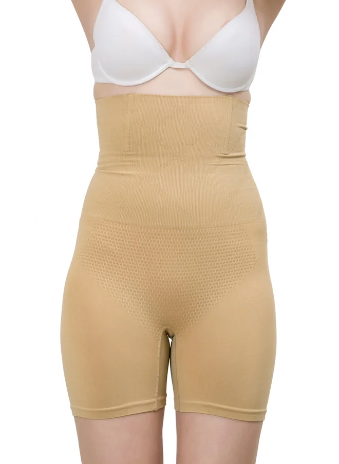 ليس اند مي  Laceandme Beige Seamless Wired High Waist & Short Thigh Shaper